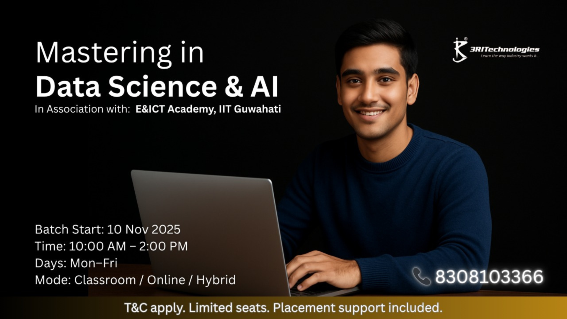 New Launch - Mastering in Data Science & AI — 6 Months